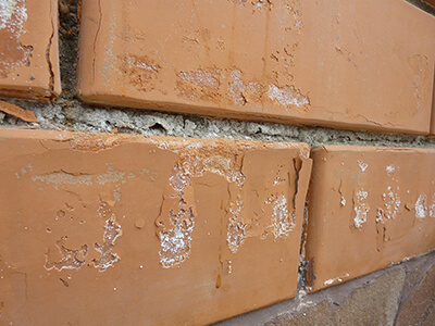 Рисунок негидрофобизированной кладки